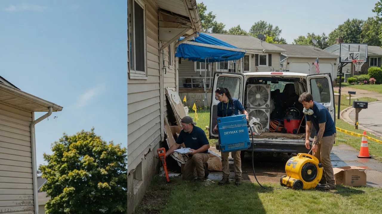 Ceiling Leak Cleanup in George, IA near me