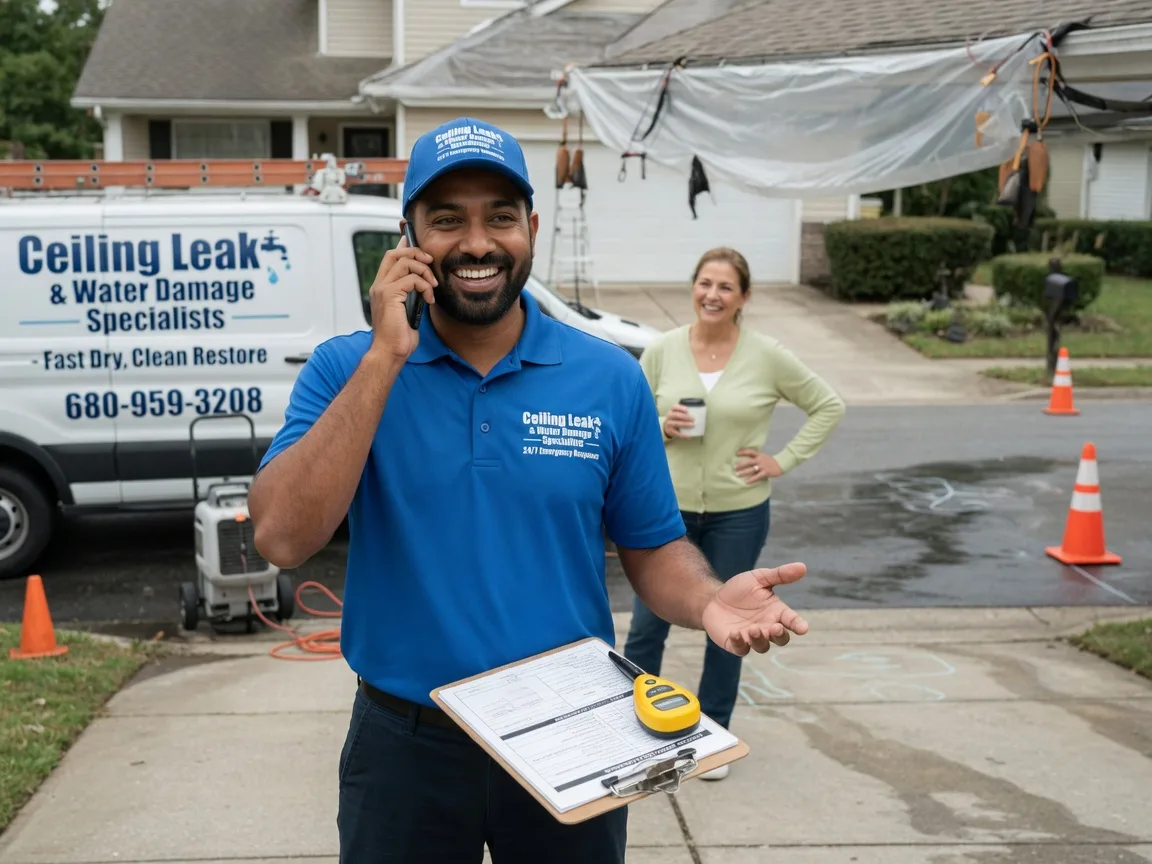 Ceiling Leak Cleanup George, IA FAQs